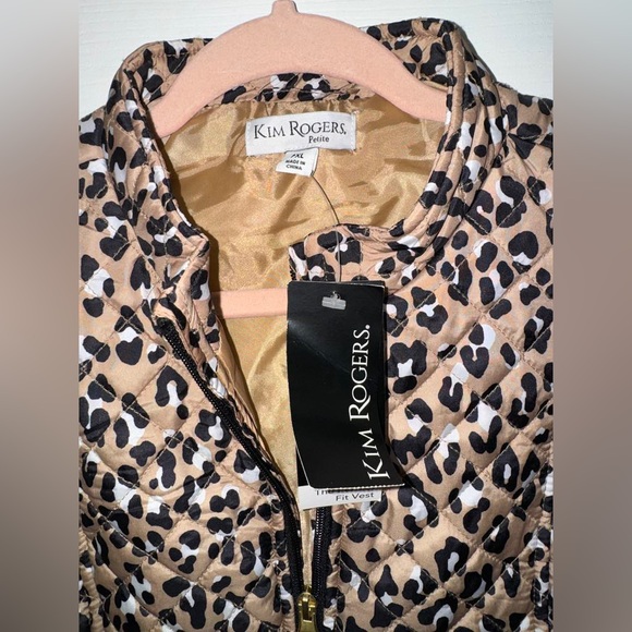 NWT leopard print vest - Picture 4 of 4